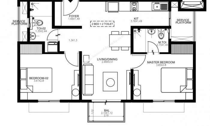2 BHK Flat for Sale in Bagalur